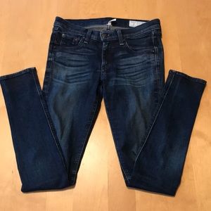 Rag & Bone Skinny Mid Rise Jeans